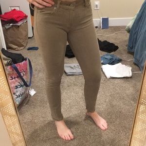 Lucky brand raw edge khaki pants
